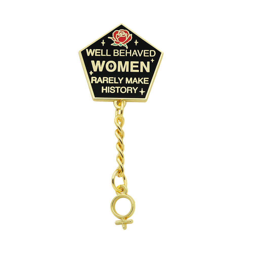 Jewelry Making The Well - 1PC Pin de esmalte feminista con