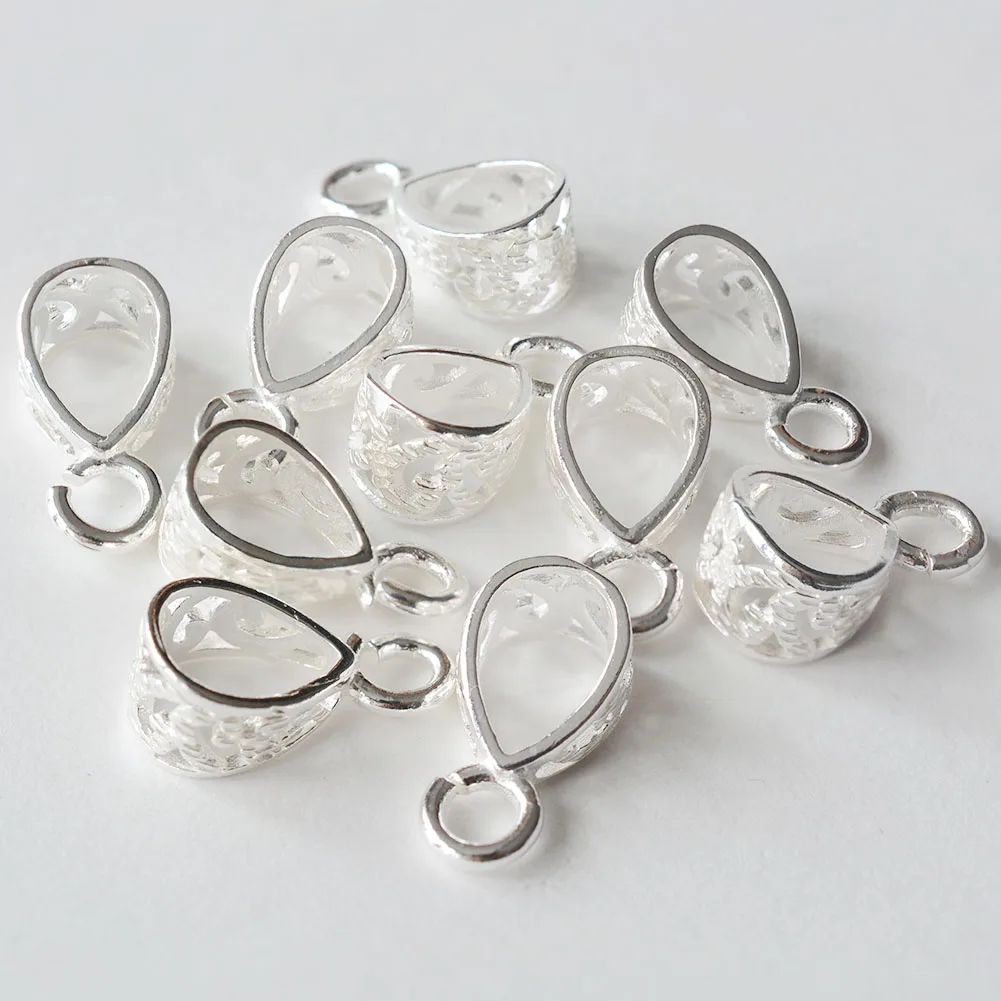 Jewelry Making Loops - Conector de fianza con cierre deslizante