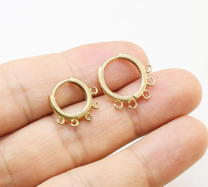 Jewelry Making Loops - 10 aros de latón para las