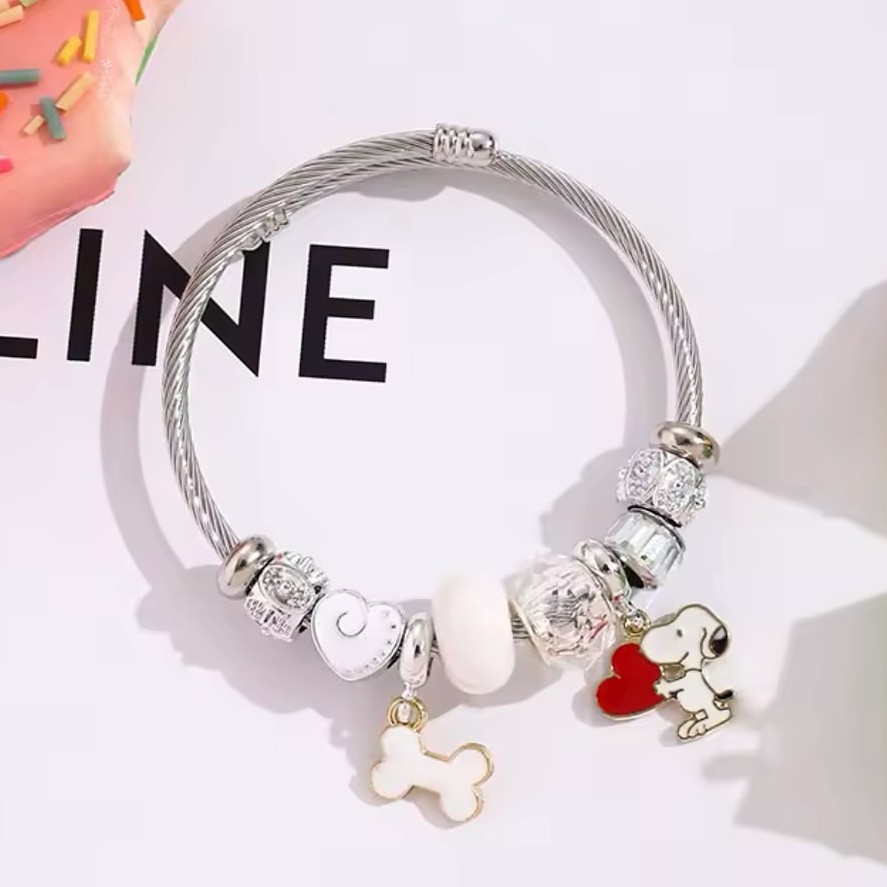 Jewelry Making Metals - Pulsera de cuentas con diseño de