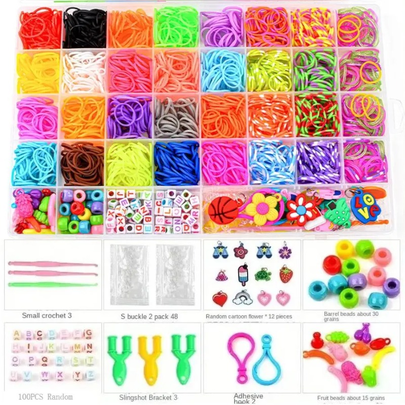 Jewelry Making Set - 4300+ Piezas de Bandas Elásticas de