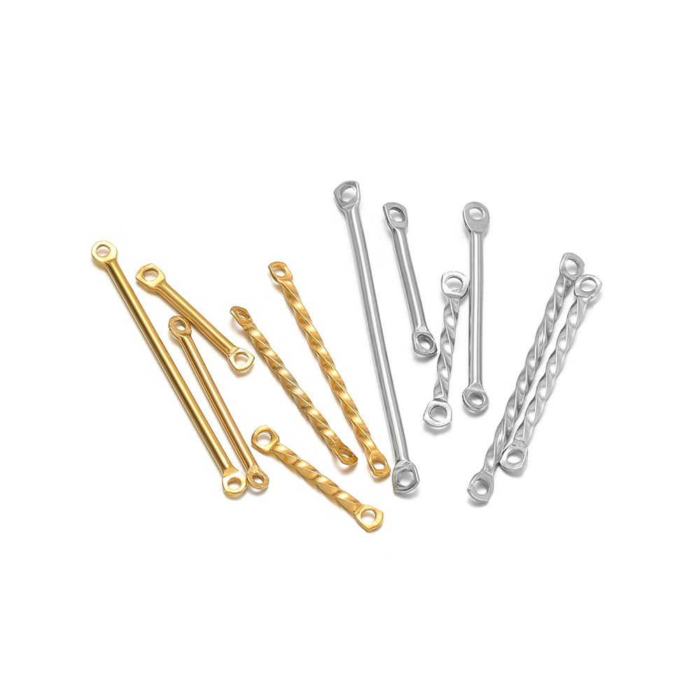 Jewelry Making Tools And Supplies - 20 piezas conectores de varilla trenzada