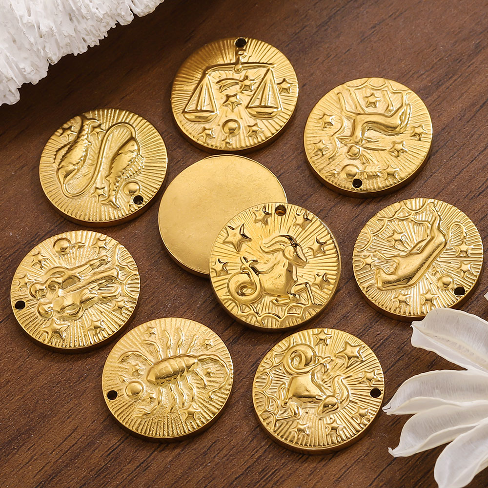Jewelry Making Materials Wholesale - 5 Piezas de Dijes de Acero
