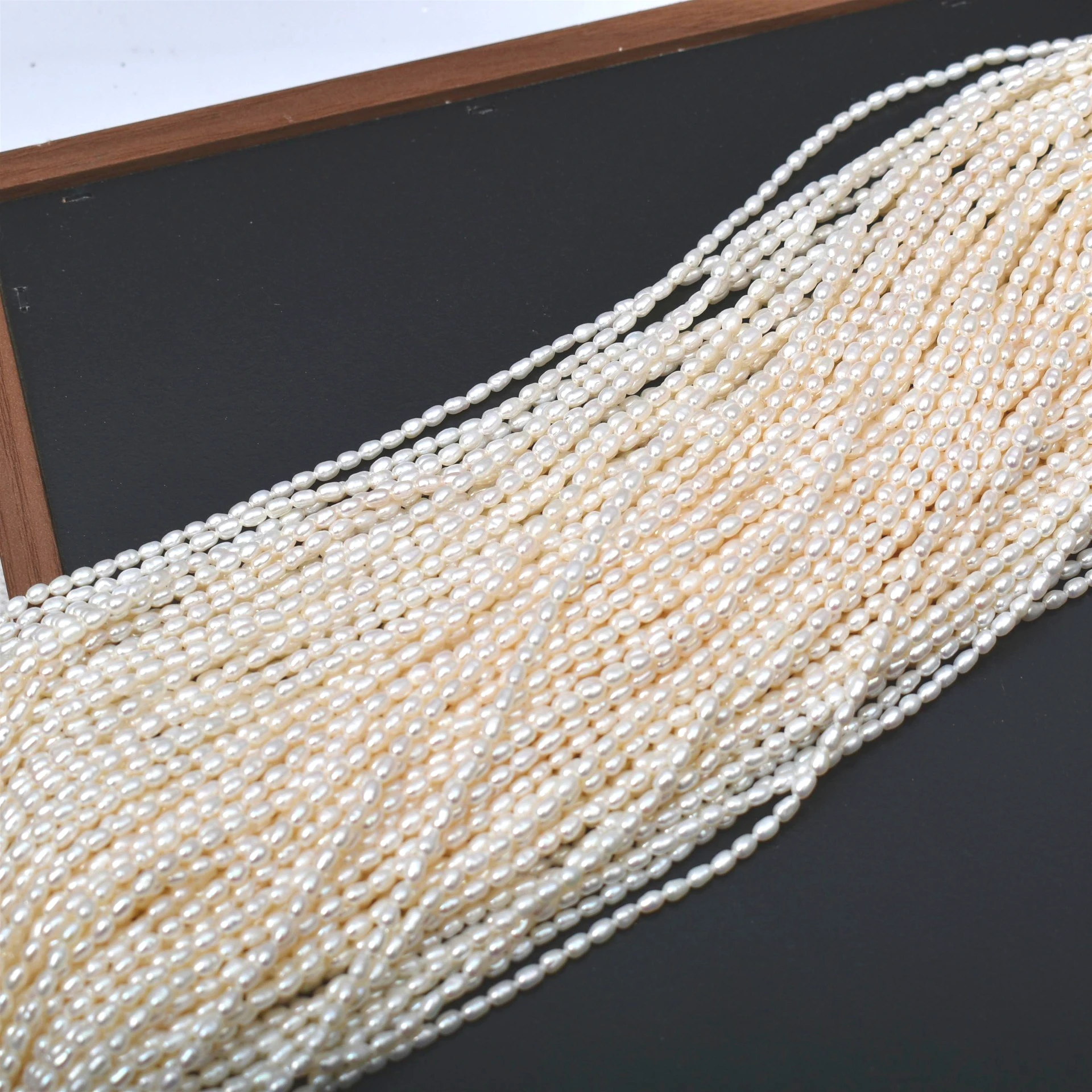 2,5-3mm 4A perla de arroz blan - Jewelry Making The Well reseña y precio