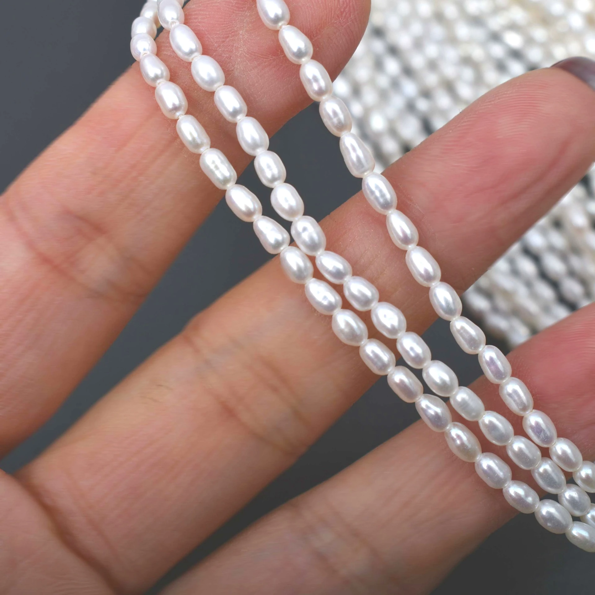 2,5-3mm 4A perla de arroz blan - Jewelry Making The Well reseña y precio
