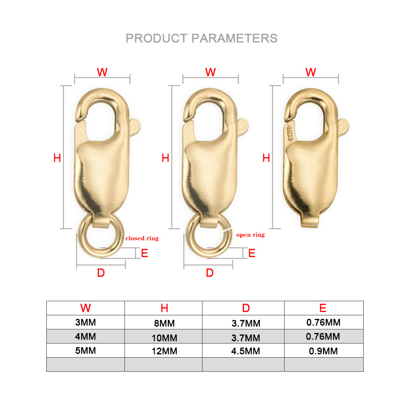 Cierre de langosta, cierre de  - Jewelry Making A Ring reseña y precio