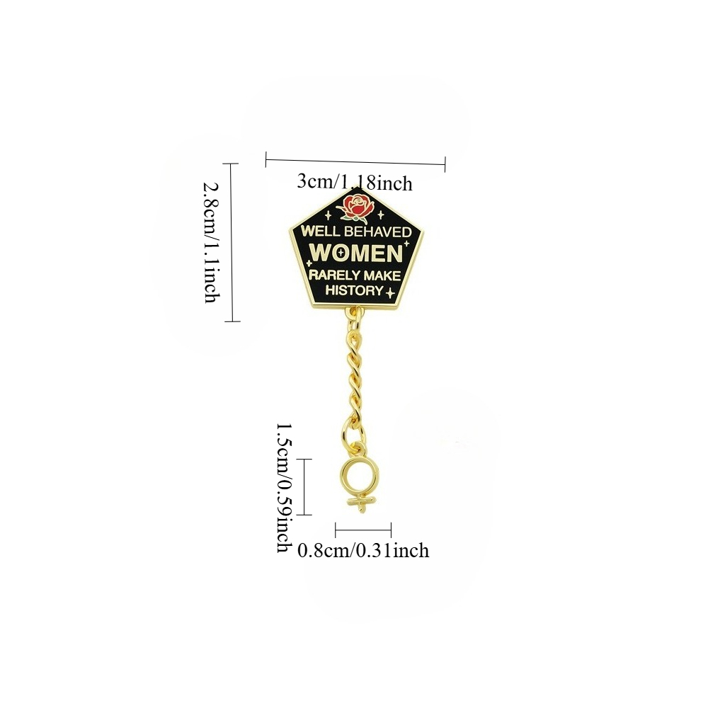 1PC Pin de esmalte feminista c - Jewelry Making The Well reseña y precio