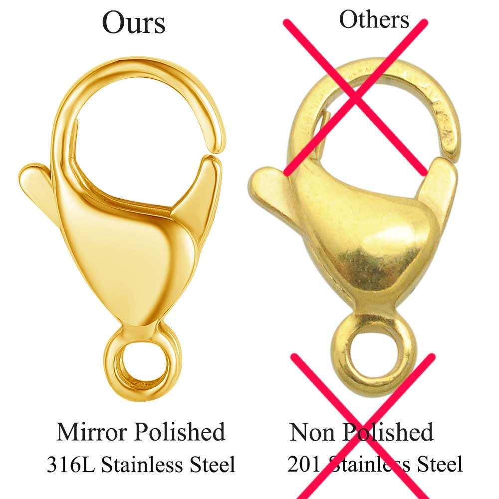 Cierres de Langosta de Acero I - Jewelry Making Metals reseña y precio