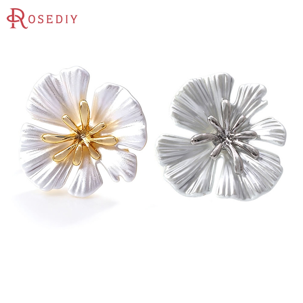 Pendientes de Flor de Latón Co - Jewelry Making Metals reseña y precio