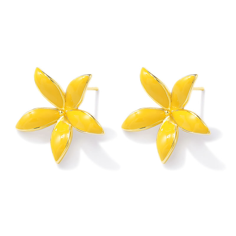 Pendientes de Flor de Latón Co - Jewelry Making Metals reseña y precio