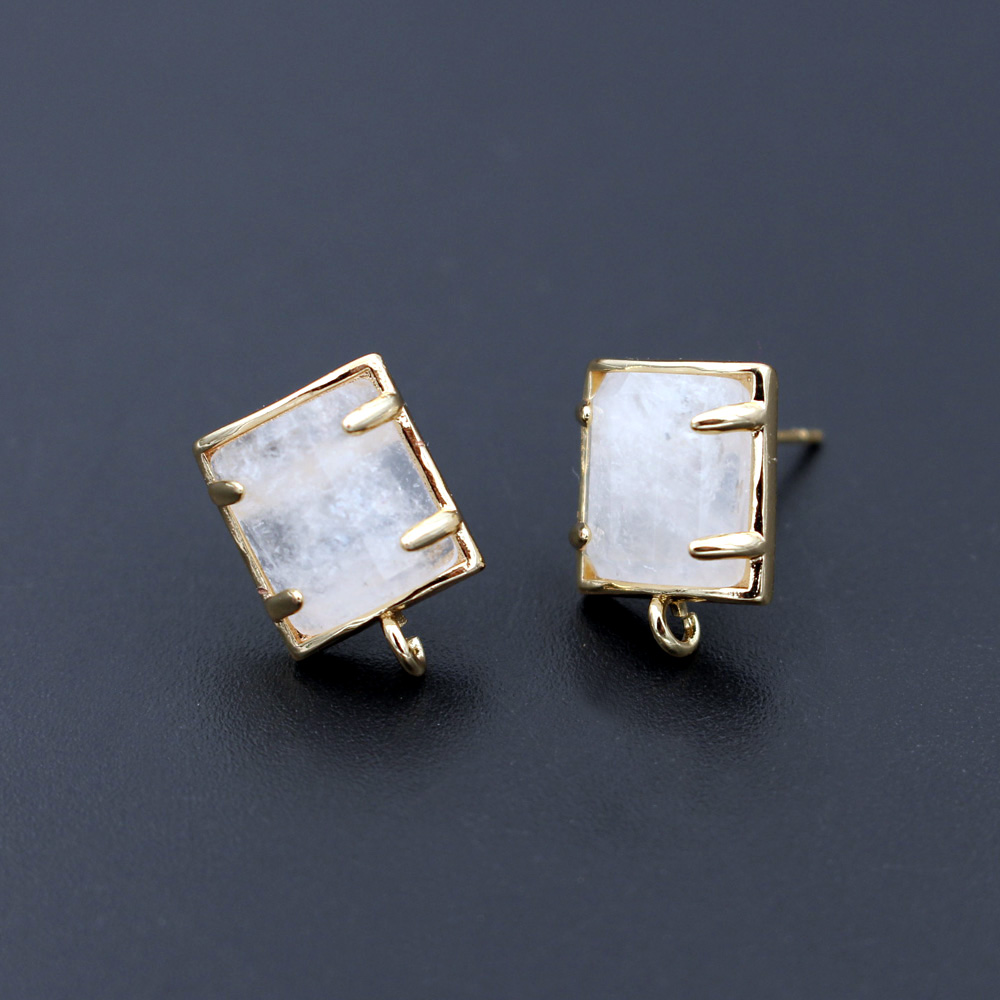 6 pares de postes de oreja de  - Jewelry Making Loops reseña y precio