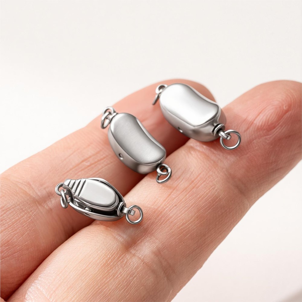 2 piezas de cierres de presión - Jewelry Making Metals reseña y precio