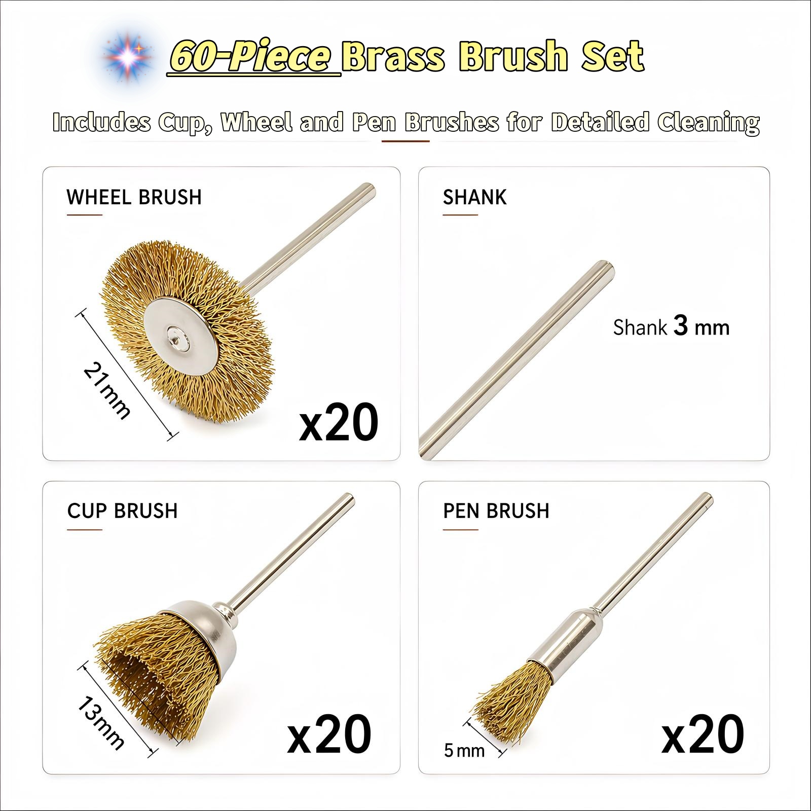 Juego de 60 cepillos de alambr - Jewelry Making Set reseña y precio