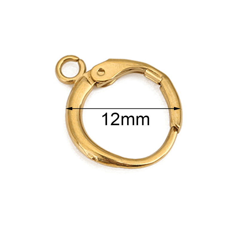 10 Uds. De ganchos para pendie - Jewelry Making Metals reseña y precio