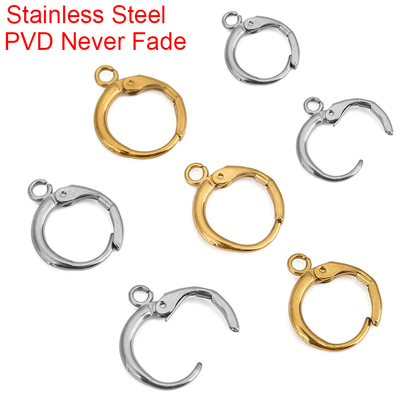 10 Uds. De ganchos para pendie - Jewelry Making Metals reseña y precio