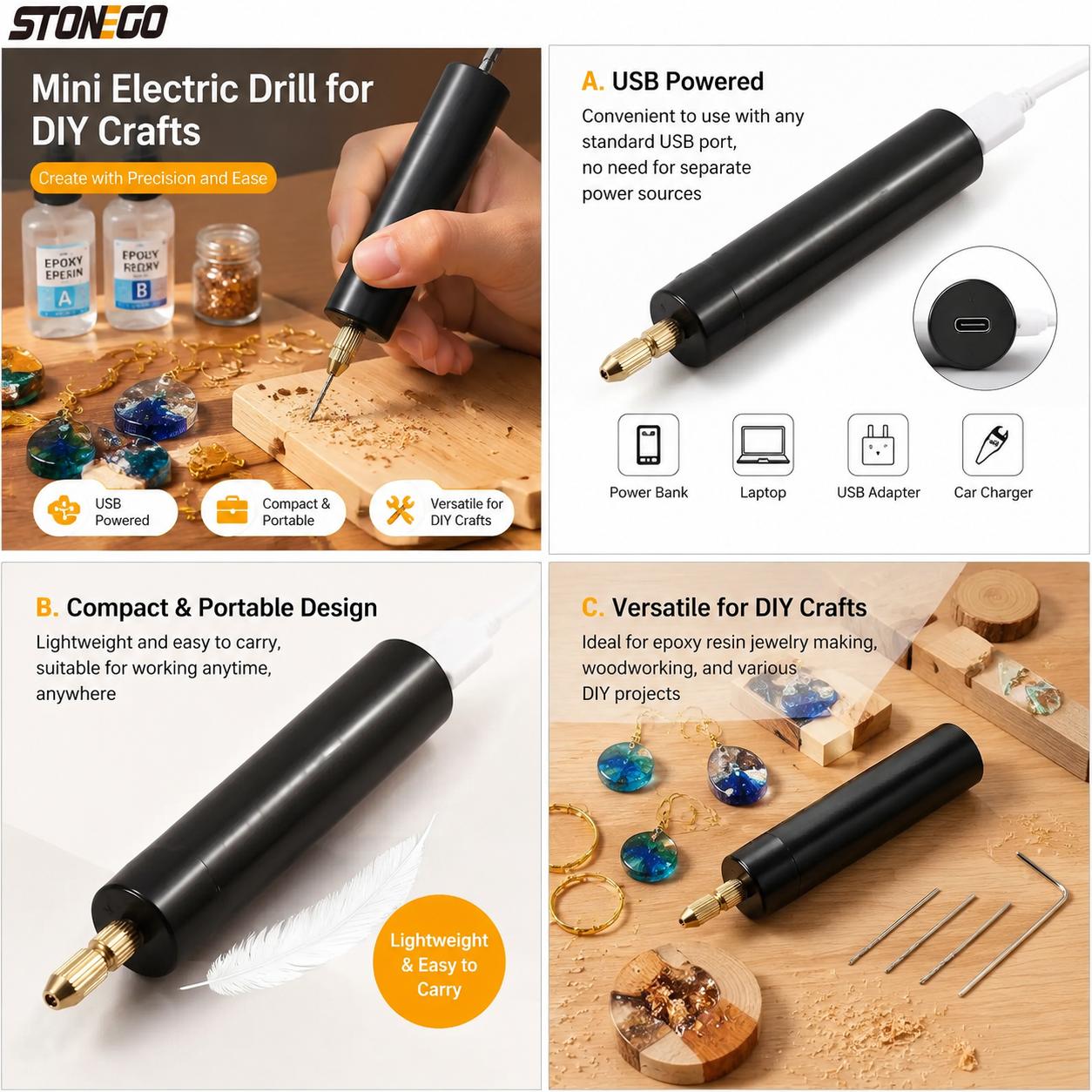 Mini Taladro Eléctrico Portáti - Jewelry Making Rotary Tool reseña y precio