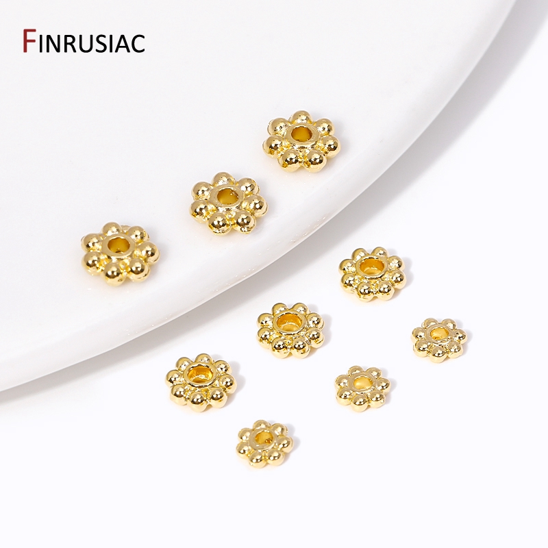 30 Uds 4mm/5mm/6mm 14K chapado - Jewelry Making In Bali reseña y precio