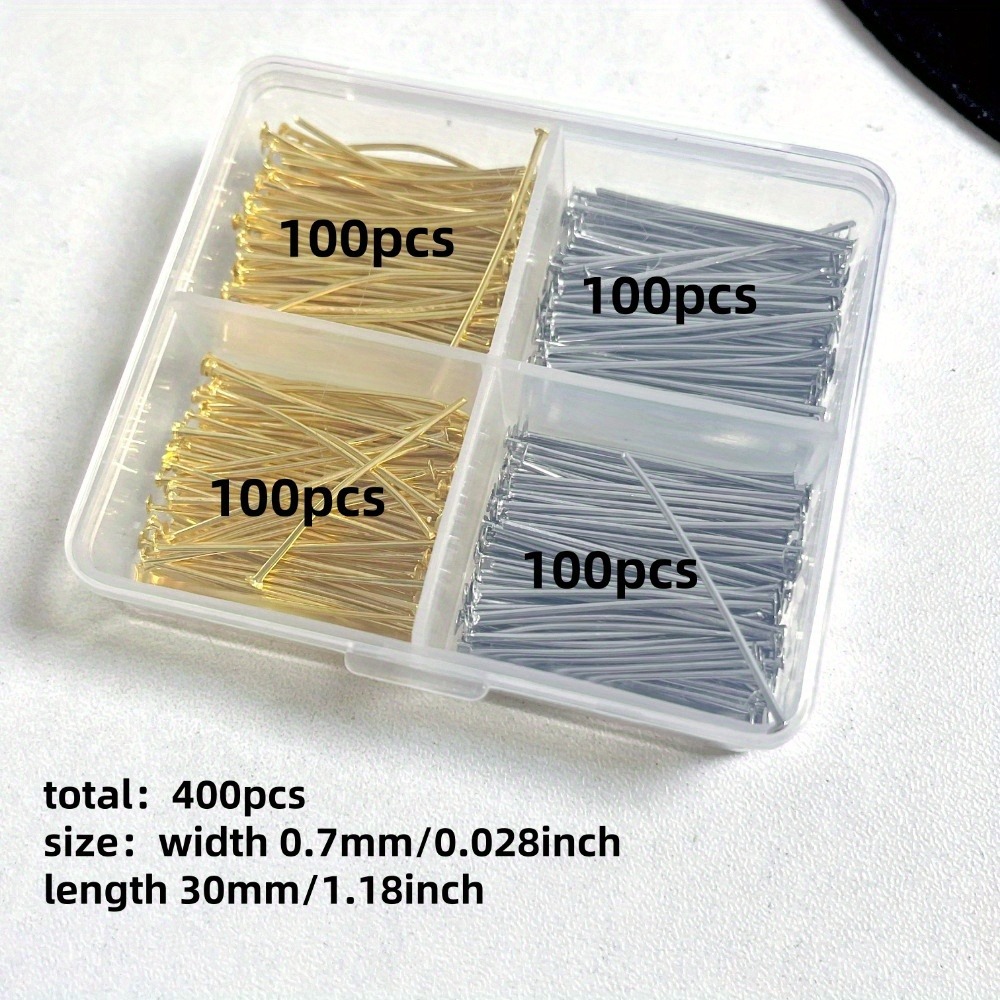 400 Piezas de Alfileres de Cab - Jewelry Making Tools And Supplies reseña y precio