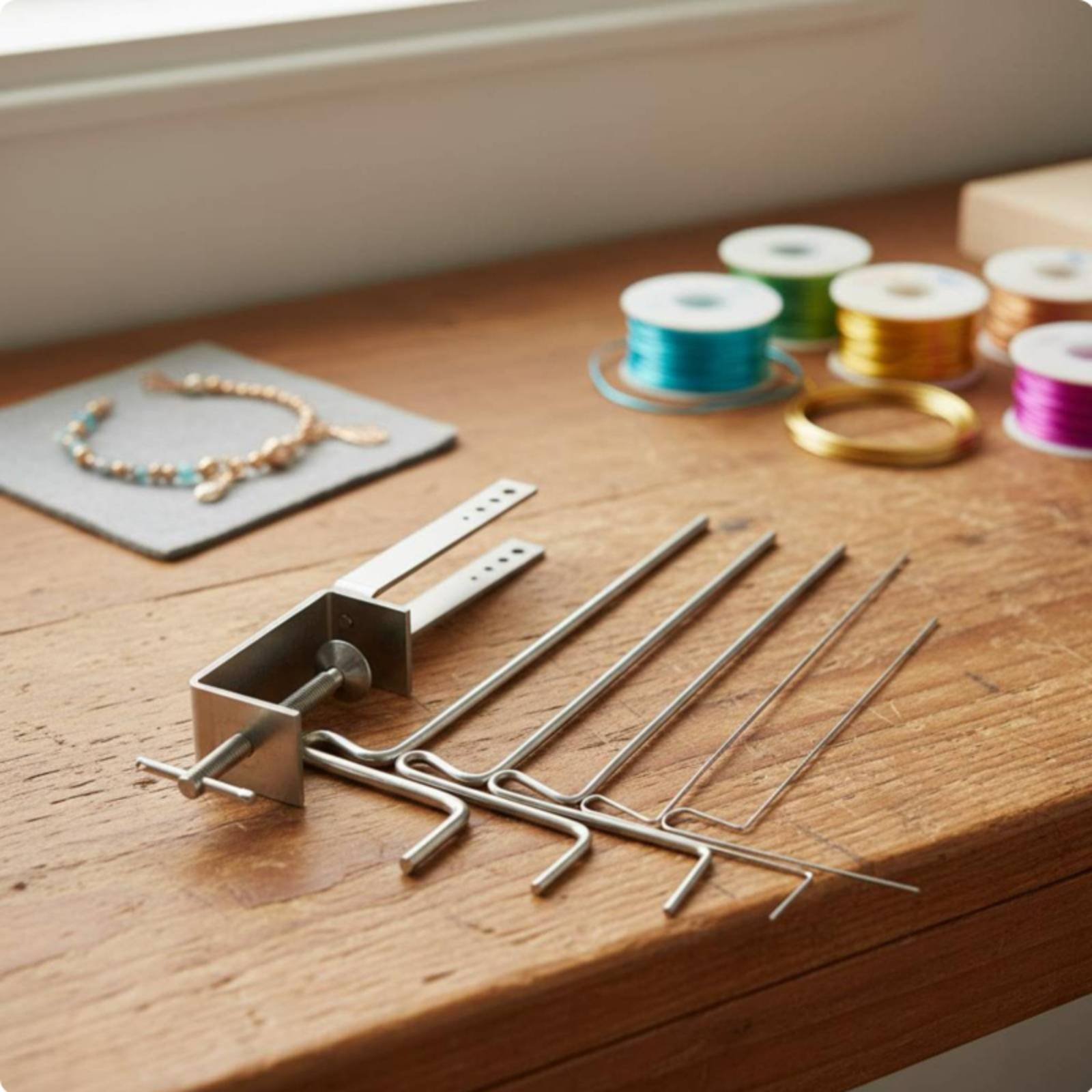 Varilla de Alambre Escalonada  - Jewelry Making Loops reseña y precio