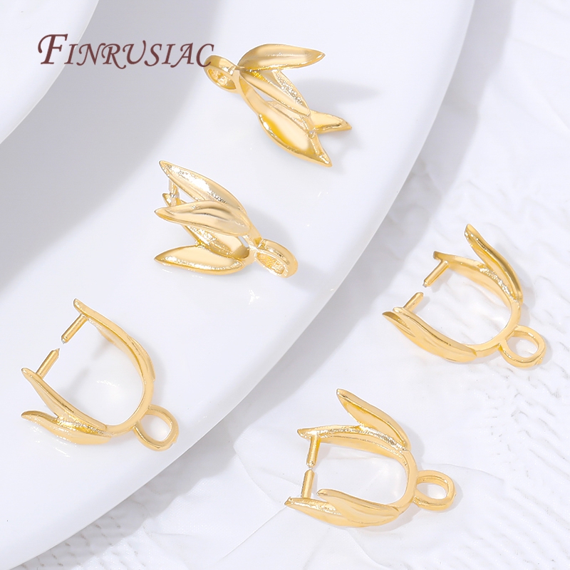 Clips de latón chapados en oro - Jewelry Making Loops reseña y precio
