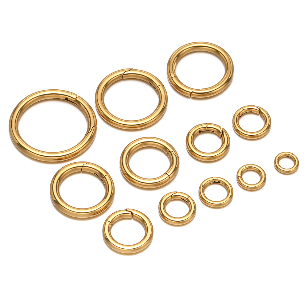 Lote de 2 cierres de resorte r - Jewelry Making Metals reseña y precio