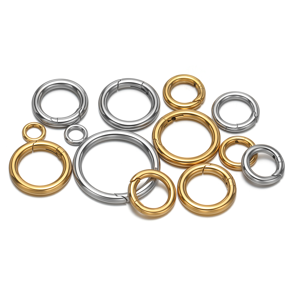 Lote de 2 cierres de resorte r - Jewelry Making Metals reseña y precio