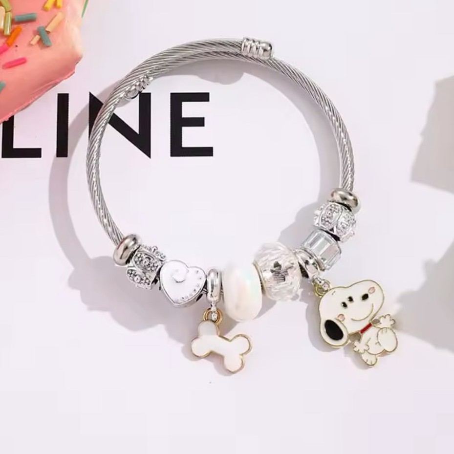 Pulsera de cuentas con diseño  - Jewelry Making Metals reseña y precio