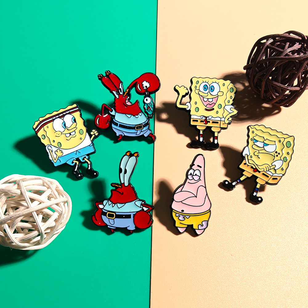 Set de 6 Broches de Bob Esponj - Jewelry Making Kits reseña y precio