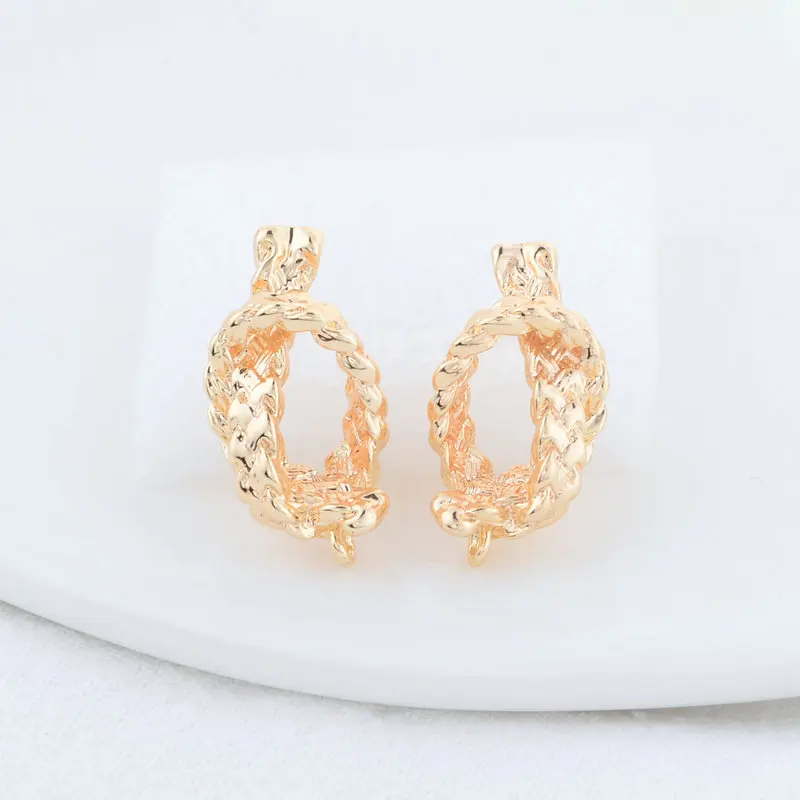 Pendientes ovalados de latón c - Jewelry Making Set reseña y precio