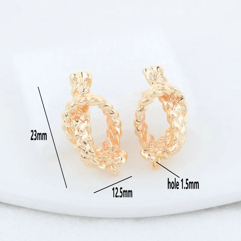 Pendientes ovalados de latón c - Jewelry Making Set reseña y precio