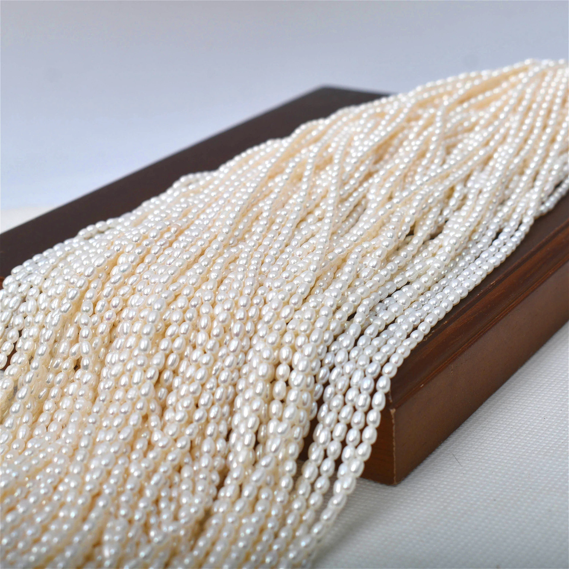 2,5-3mm 4A perla de arroz blan - Jewelry Making The Well reseña y precio