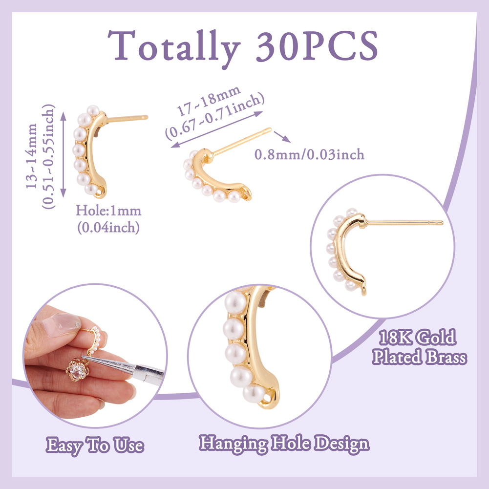 30 Piezas de Aretes de Latón c - Jewelry Making Set reseña y precio