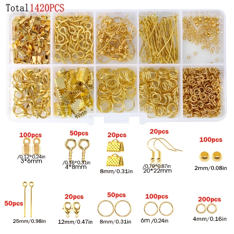 1420 piezas 1 caja Kit de acce - Jewelry Making A Ring reseña y precio