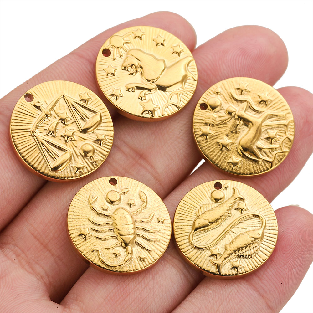 5 Piezas de Dijes de Acero Ino - Jewelry Making Materials Wholesale reseña y precio