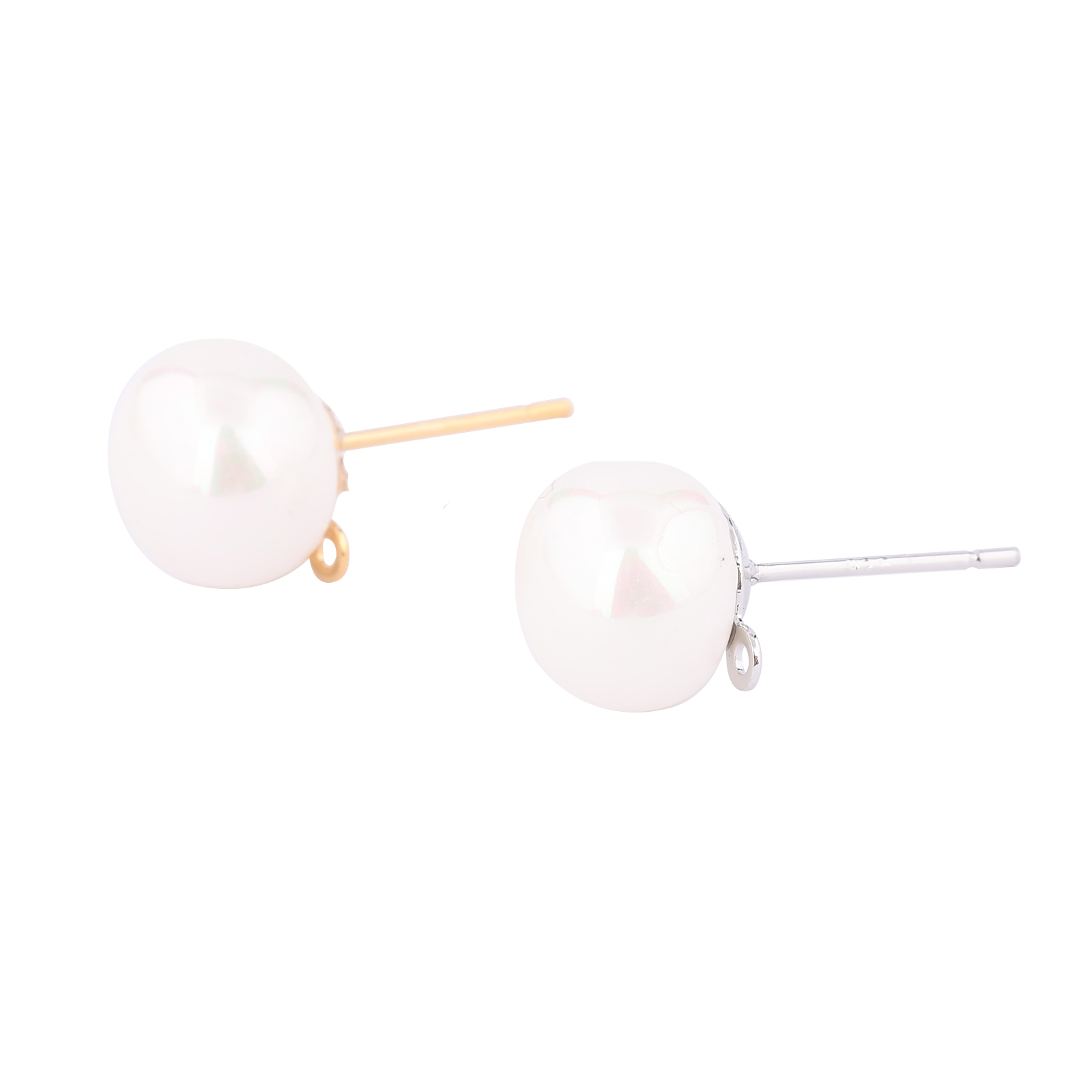 10 Uds. De pendientes de perla - Jewelry Making Loops reseña y precio