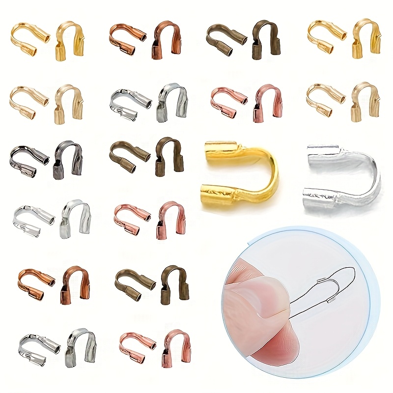 100-300 protectores de alambre - Jewelry Making Loops reseña y precio