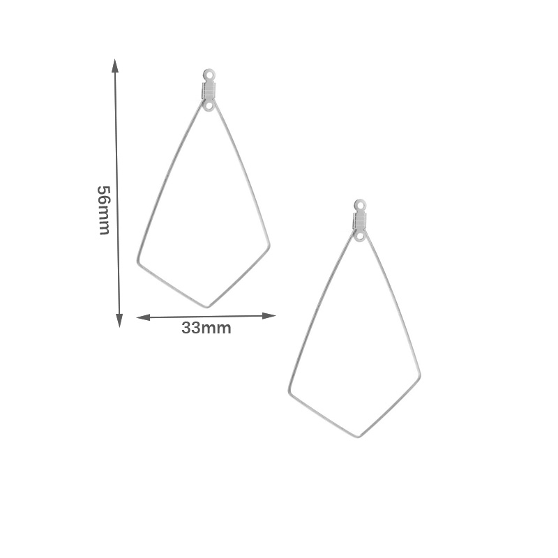 Pendientes redondos de acero i - Jewelry Making Loops reseña y precio